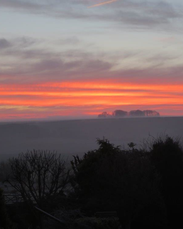 Sunrise over Salisbury Plain